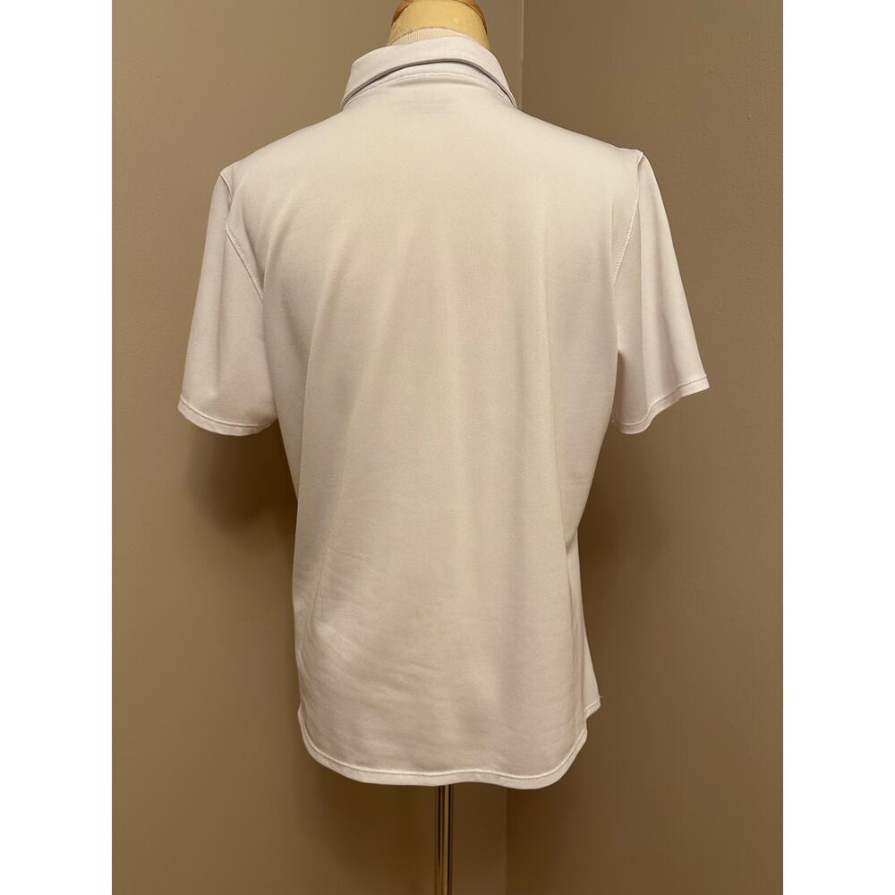 Vineyard Vines Performance Polo Solid White Sz La… - image 2